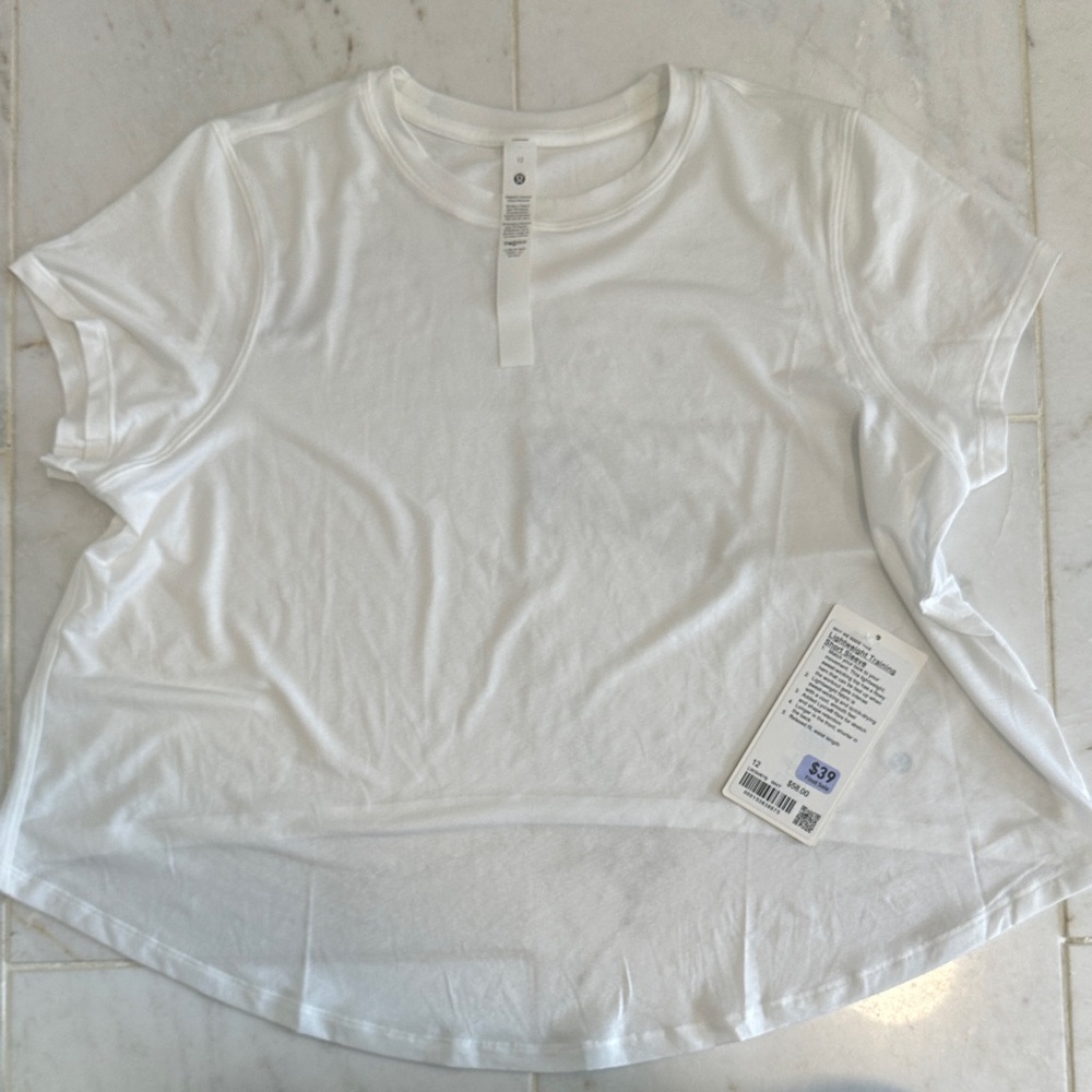 Lululemon White Sheer Top